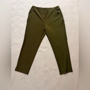 Worthington Olive Green Womens Ankle Dress Pants